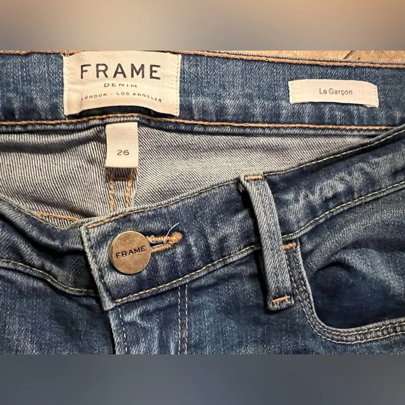 FRAME Le Garçon Berkeley Square Women’s Jeans Size 26 - Picture 3 of 11